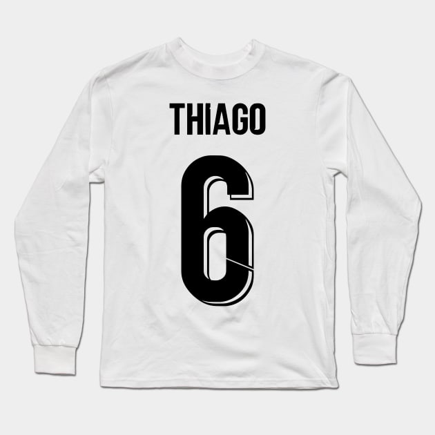 Thiago alcantara Away Jersey Long Sleeve T-Shirt by Alimator